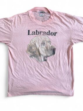 Vintage Labrador Pink Shirt